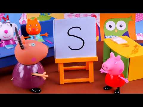 🐷  Peppa Pig and the Small Accident in Preschool 🐷  Story for  kids in english