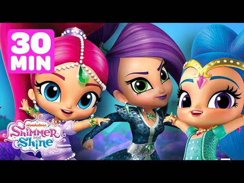 Shimmer and Shine Rescue Zeta the Sorceress &amp; Nazboo! | 30 Minute Compilation | Shimmer and Shine