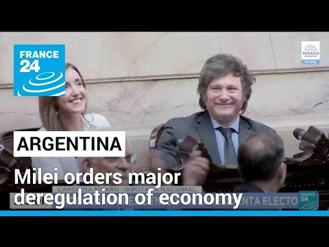 Argentina's Milei orders major deregulation of economy &bull; FRANCE 24 English