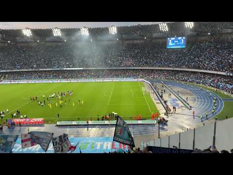 Napoli-Inter 3-1 - Il Maradona canta 'O Surdato 'Nnammurato a fine gara