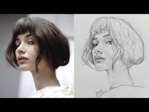 Effortlessly Draw a Gorgeous Girl: Beginner's Guide to the Loomis Method 🌟