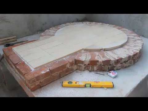 Stone oven Black oven Pizza oven construction, material list