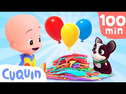 Cuquin's Balloons: learn colors and more 🎈| videos &amp; cartoons for babies