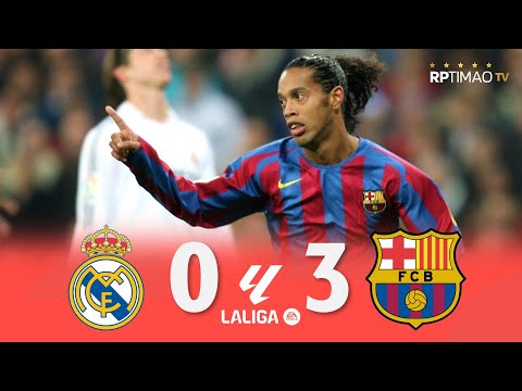 Real Madrid 0 x 3 Barcelona ● La Liga 05/06 Extended Goals &amp; Highlights HD