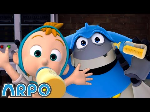 Arpo Wants To Re-Charge | Baby Daniel and ARPO The Robot | Funny Cartoons for Kids