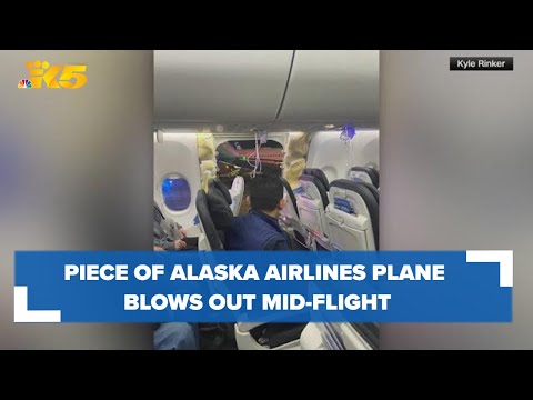 Alaska Airlines plane's side panel blows out in the air, flight makes emergency landing at PDX