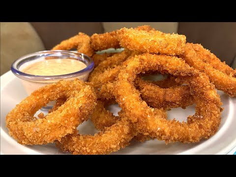 HOW TO MAKE CRISPY ONION RINGS AT HOME!
