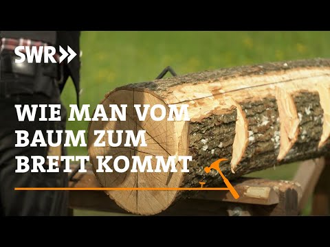 How to get traditionally from the tree to the board | SWR Handwerkskunst