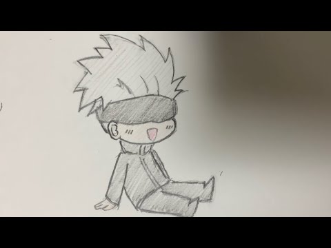 How To Draw Satoru  Gojo | Step By Step | Jujutsu Kaisen