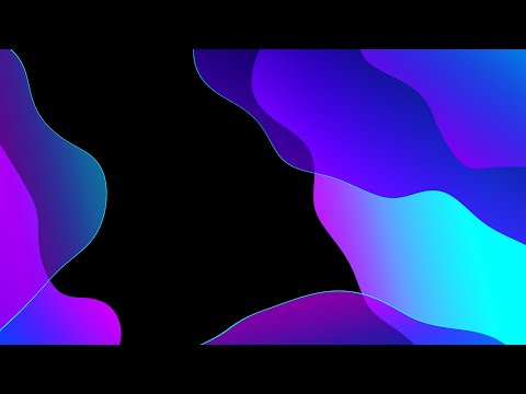 Gradient Liquid Blue Shapes Animation Background video | Footage | Screensaver