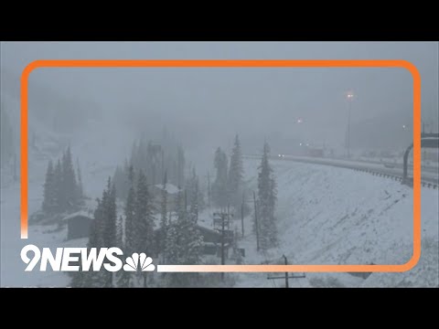 Snow falls in Colorado's mountains as state braces for Arctic cold