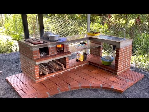 how to make a large-sized wood stove with wide use space # 205