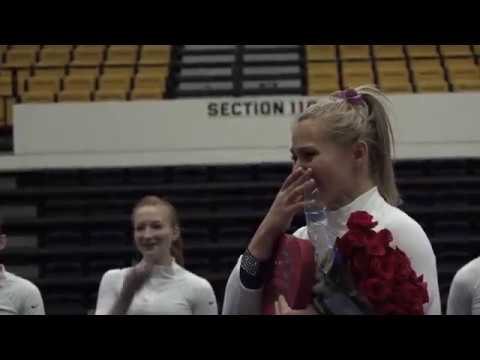 Military Brother Surprises @GWGymnastics Senior