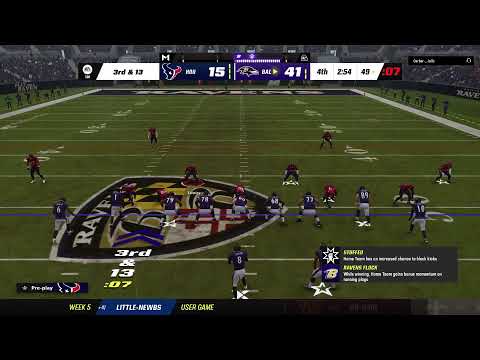 Madden 23 SDSL Season 3: Week 5 Texans vs Ravens