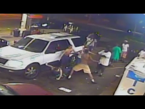 Pompano Beach gas station shooting caught on camera