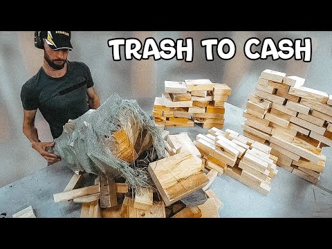 Trash to Cash | ASMR | wood joiner