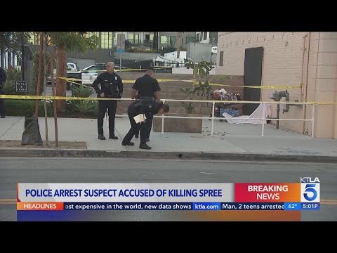 Authorities apprehend suspect in L.A. homeless murders; suspect linked to other homicide