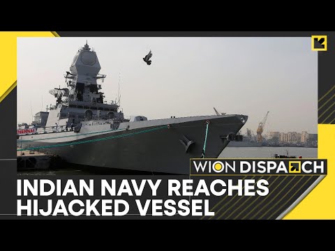 Indian Navy reaches hijacked ship, launches helicopters &amp; issues warning to pirates | Breaking News