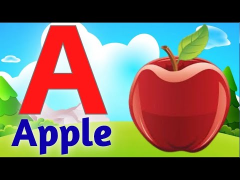 ABC Phonic Song - Toddler Learning Video Songs, A for Apple, Nursery Rhymes, Alphabet Song for kids