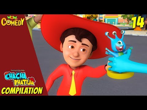 Chacha Bhatija Cartoon in Hindi | New Compilation - 14 | New Cartoons | Wow Kidz Comedy