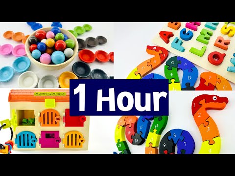 NUMBERS for Kids | ULTIMATE Educational Video | Teach kids to count 1 to 20, Colors &amp; Shapes Toy!