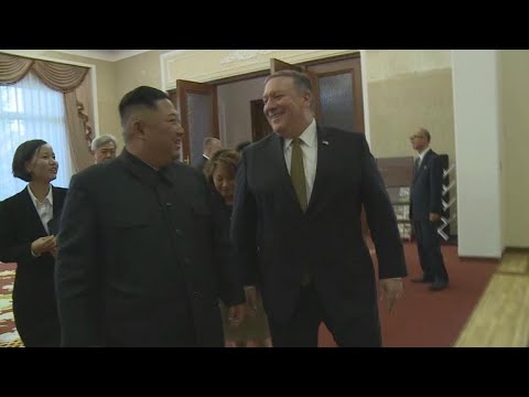 Pompeo, Kim Jong Un share lunch in North Korea