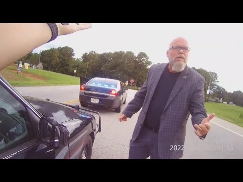 Full bodycam | Zebulon Police Chief pulled over in Molena