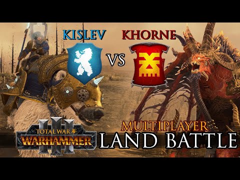 Kislev vs Khorne 1v1! - Multiplayer Land Battle | Warhammer 3