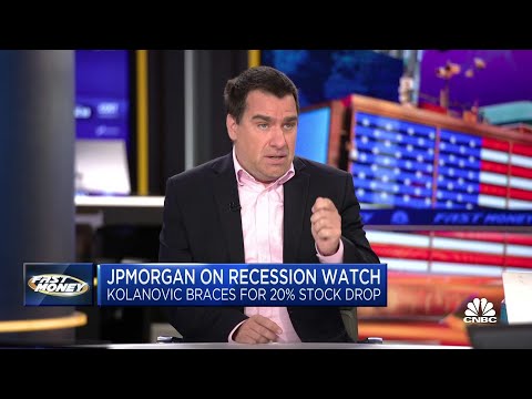 JPMorgan's Marko Kolanovic on recession watch, braces for 20% plunge in stocks