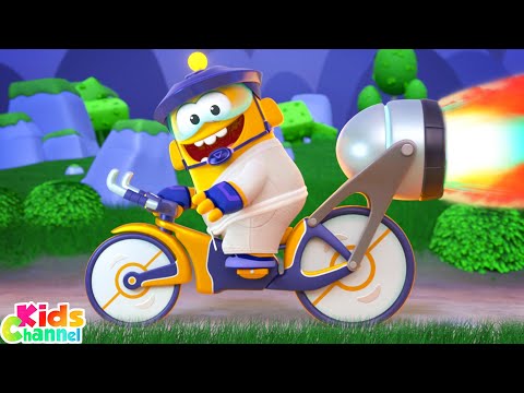 Sportbots - Hill Cycling + More Funny Cartoons for Kids