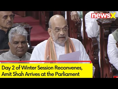 Day 2 of Winter Session Reconvenes | Amit Shah Arrives at the Parliament | NewsX