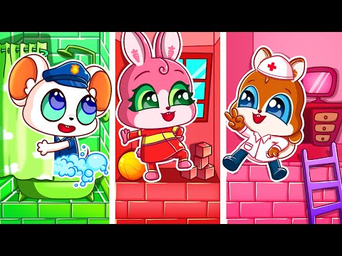 Giant Dollhouse Party 😽🐰 Funny Kids Songs And Nursery Rhymes by Lovely Cheesy