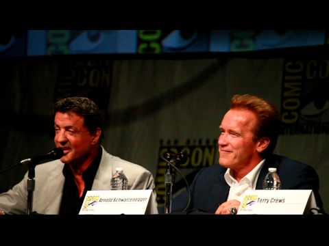 Arnold Schwarzenegger quotes Conan the Barbarian - Expendables 2 - Comic-Con 2012