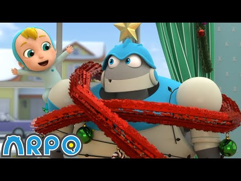 Get off the CHRISTMAS TREE!!! ❄️ ARPO The Robot | Funny Christmas Kids Cartoons