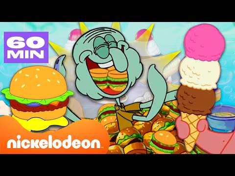 Bob Esponja | &iexcl;Marat&oacute;n de DELICIOSA comida de &quot;Bob Esponja&quot;! 😋 | Nickelodeon en Espa&ntilde;ol