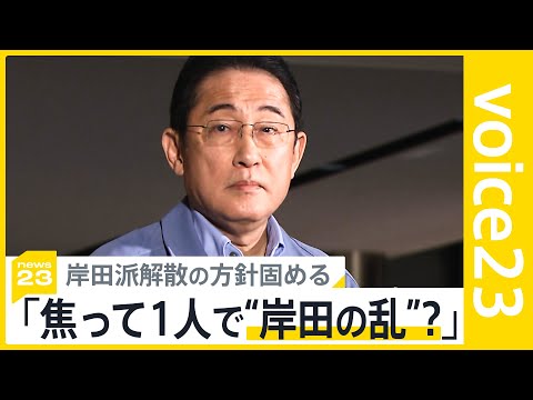 「焦って1人で&ldquo;岸田の乱&rdquo;？」総理が岸田派解散の方針固める　岸田派も3000万円の収支不記載が発覚【news23】｜TBS&nbsp;NEWS&nbsp;DIG