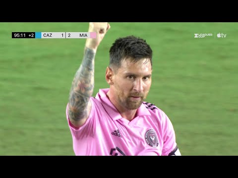 Lionel Messi GOLAZO wins it in STOPPAGE TIME on Inter Miami debut!