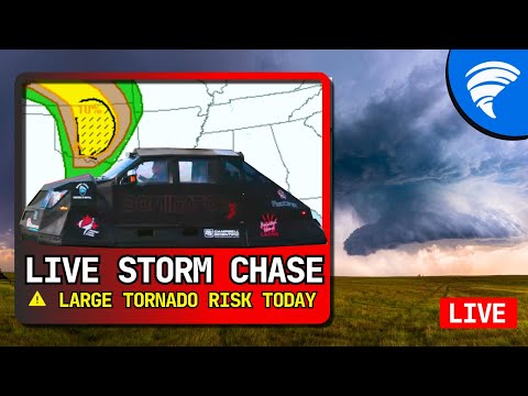 LIVE - Enhanced Risk Storm Chase in Dominator 3 in Oklahoma