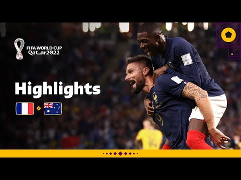 Giroud equals Henry's record | France v Australia highlights | FIFA World Cup Qatar 2022