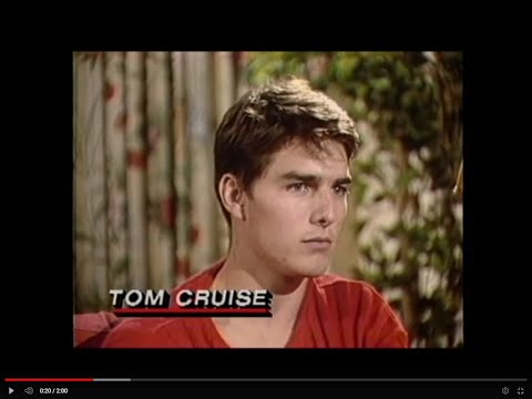 Tom cruise 1986 interview (I can't describe how you look so cute in this interview