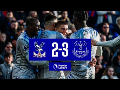 PREMIER LEAGUE HIGHLIGHTS: CRYSTAL PALACE 2-3 EVERTON