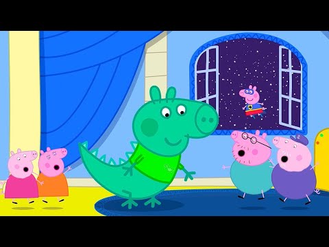 Dino George's Bedtime Story 🐷 🦖 Playtime With Peppa
