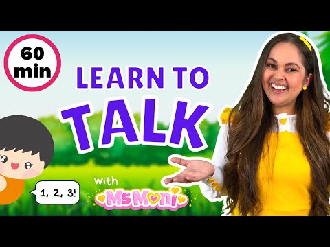 Learn To Talk | Colours, Numbers &amp; Toys | Toddler Learning, Speech &amp; Songs with Ms Moni