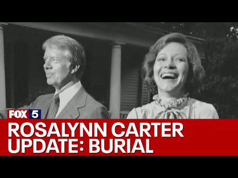 Rosalynn Carter to be buried at her Georgia home | FOX 5 News