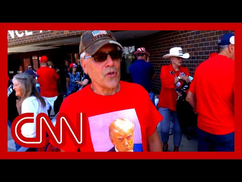 Hear from Trump supporters attending his first rally since Georgia indictment