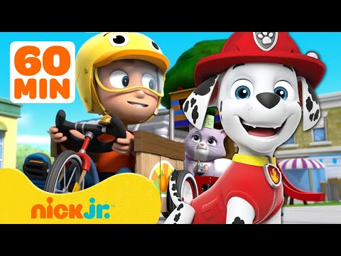 PAW Patrol Pups Get Geared Up! w/ Alex, Marshall, Skye &amp; Chase | 1 Hour Compilation | Nick Jr.