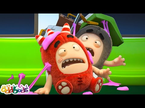 Trouble Gum | Oddbods - Food Adventures | Cartoons for Kids