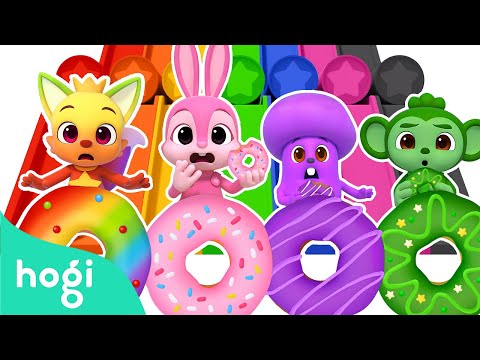 Best Learn Colors with Hogi|｜Color Slide, Donuts and more｜Colors for Kids｜Pinkfong Hogi