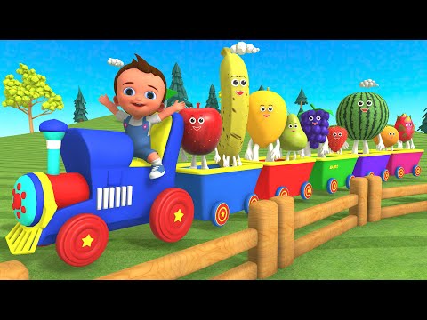 Little Babies Fun Play and Learning Fruits Names for Children | Kids Learning Educational 3D Cartoon