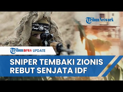 Sniper Hamas Menggila! Tembaki Pasukan Zionis di Seluruh Gaza Palestina hingga Rebut Senjata Israel